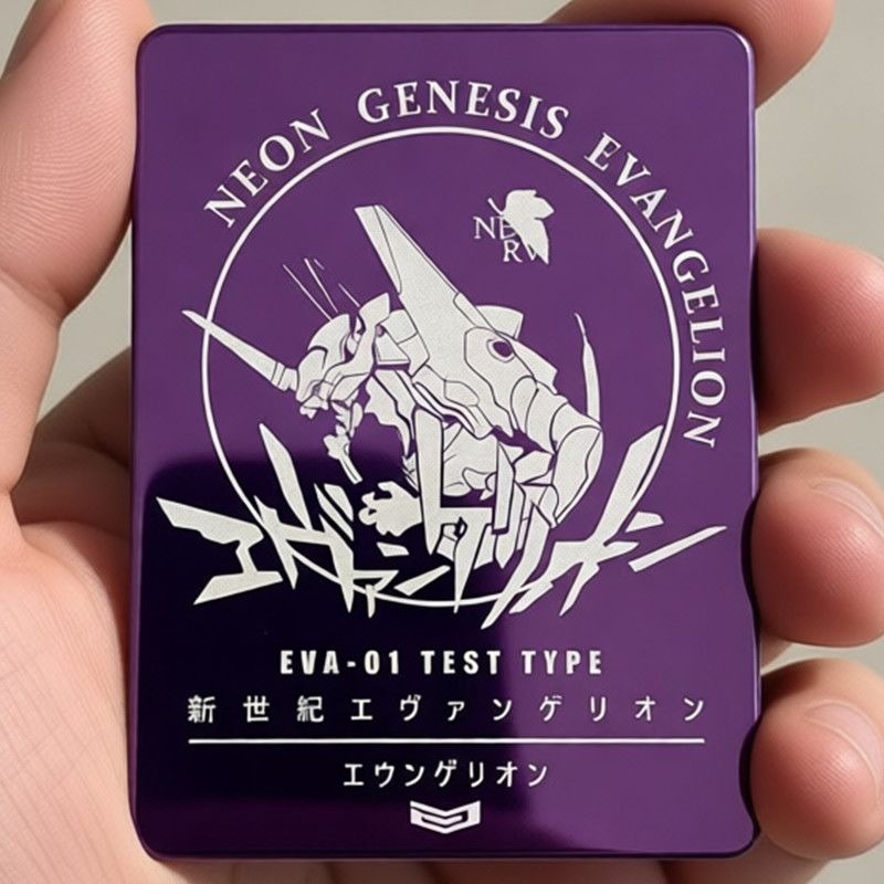 Evangelion Anime Merchandise - Neon Genesis Laser Metal Brooch Evangelion