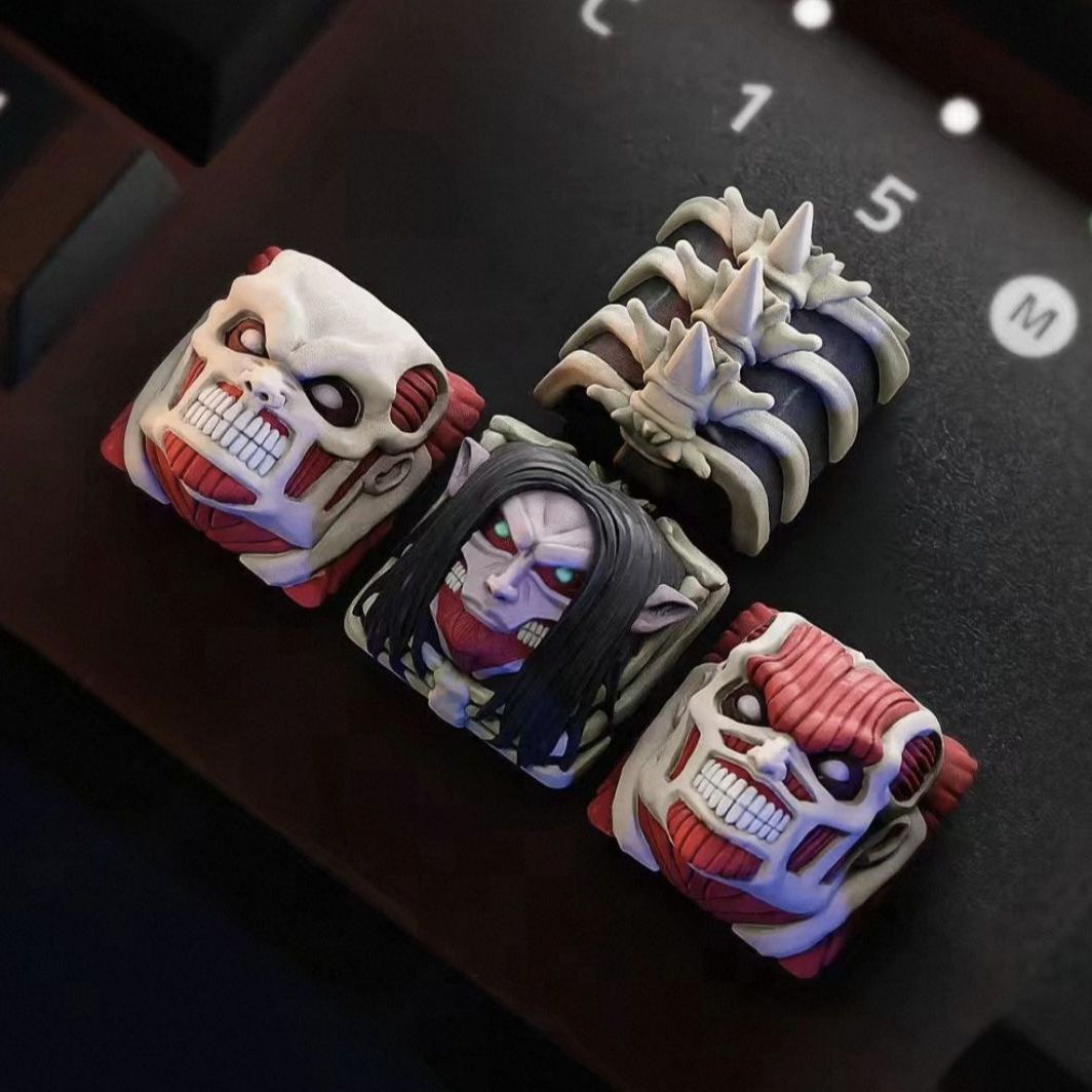 Keycap Artisan Anime - NEW Attack on Titan Co branded