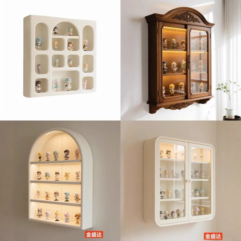Figure Display Box - Wall Mounted Display Cabinet for Blind