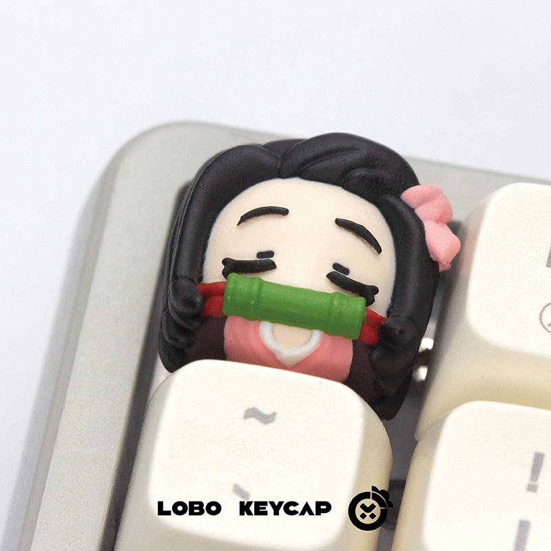 Anime Demon Slayer Kamado Nezu - đánh giá và giá Keycap Artisan Anime