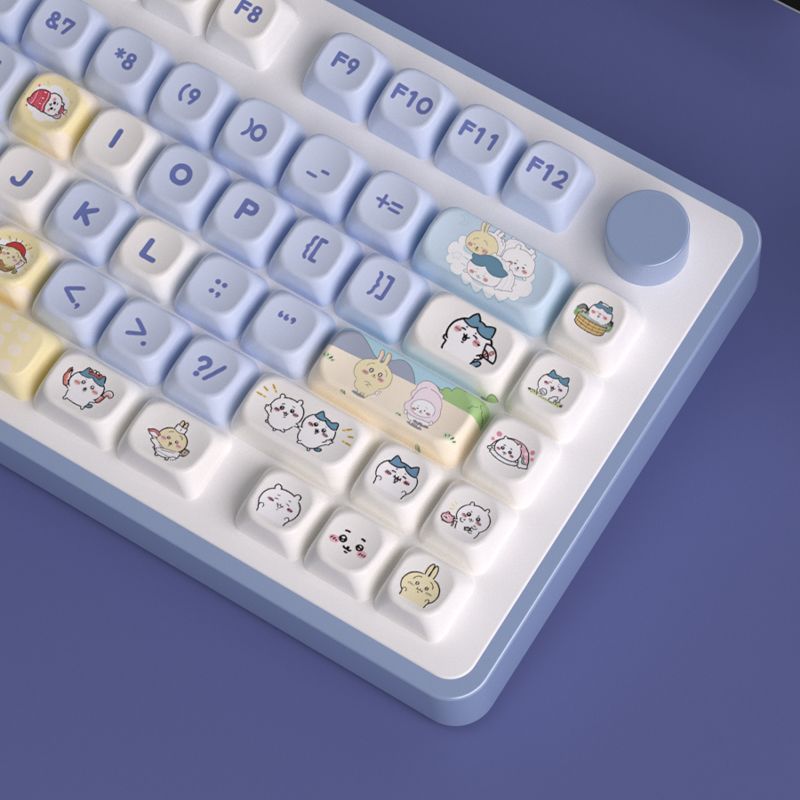 Kawaii Cute Chiikawa Themed MO - đánh giá và giá Keycap Artisan Anime
