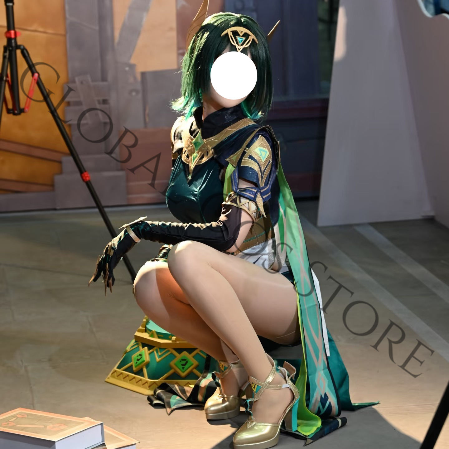Nefer Cosplay Costume Full Set - đánh giá và giá Cosplay Wig Colored