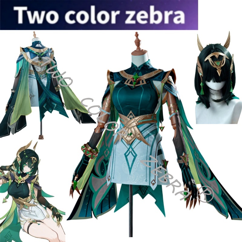 Game Genshin Impact Nefer Gree - đánh giá và giá Cosplay Wig Colored