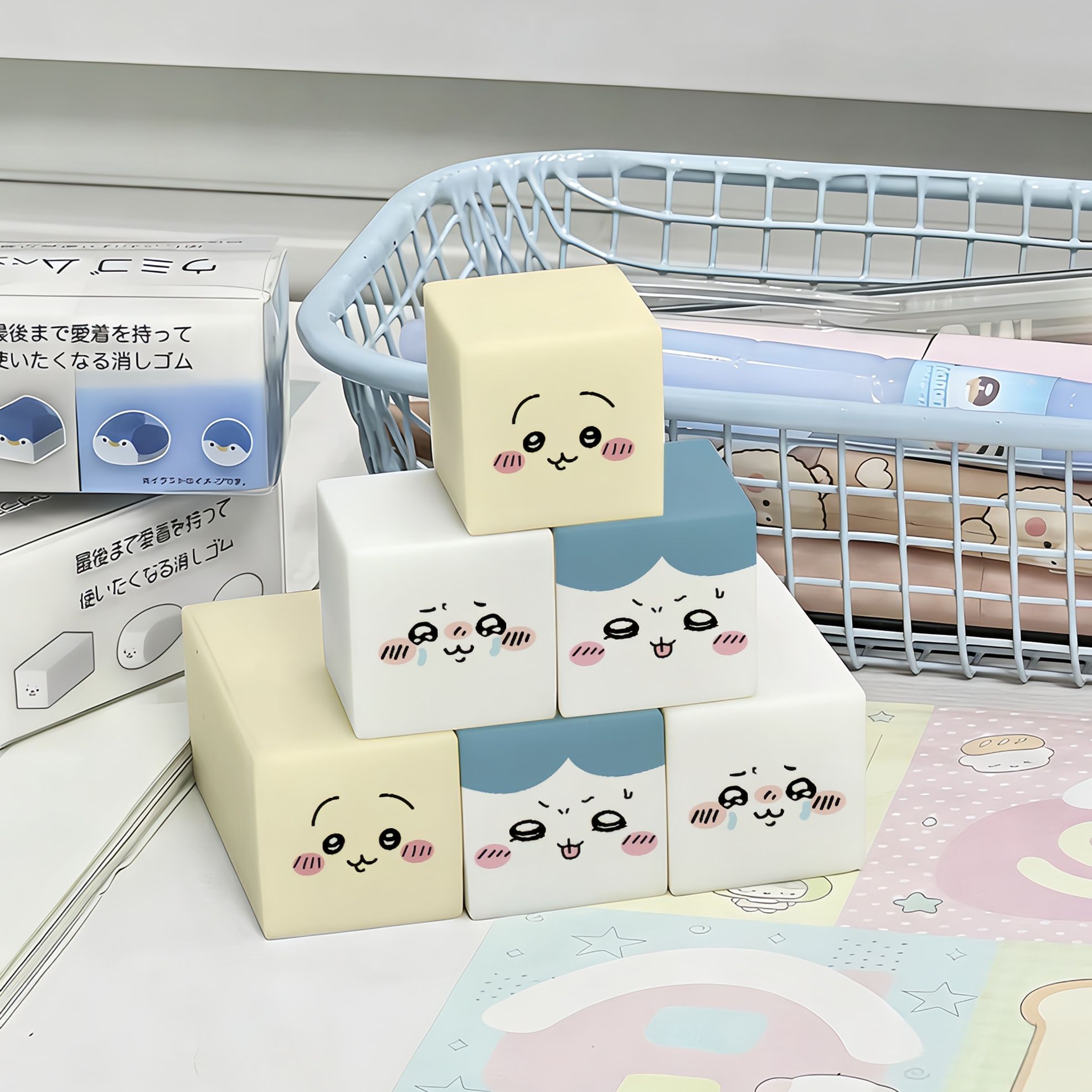 NEW Chiikawa Hachiware Eraser  - đánh giá và giá Erased Anime Merchandise