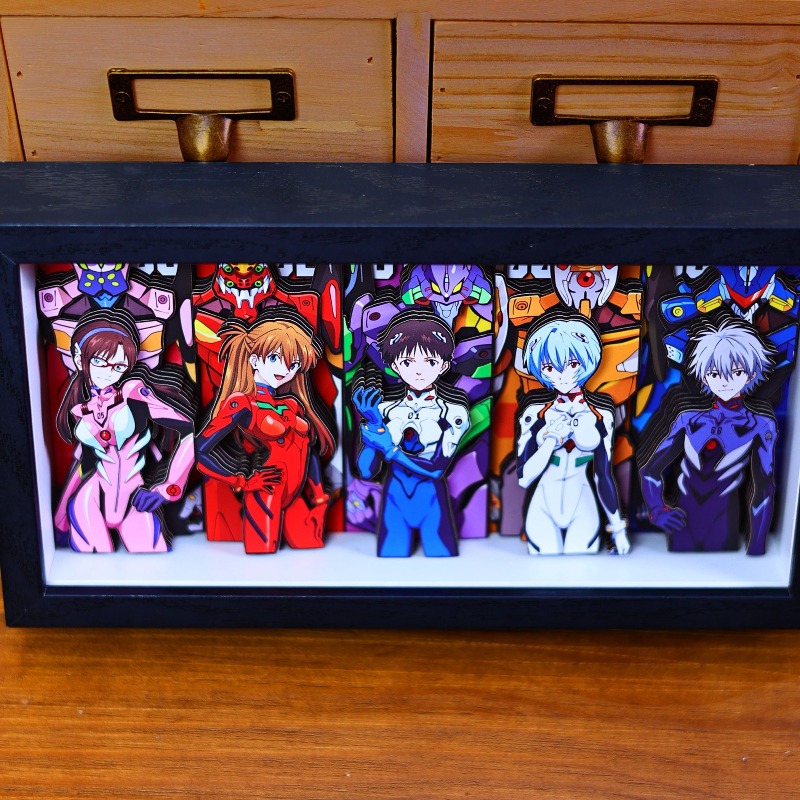 Creative EVA 3D Paper Painting - đánh giá và giá Evangelion Anime Merchandise
