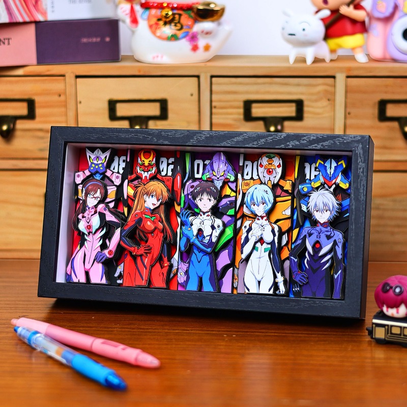 Creative EVA 3D Paper Painting - đánh giá và giá Evangelion Anime Merchandise