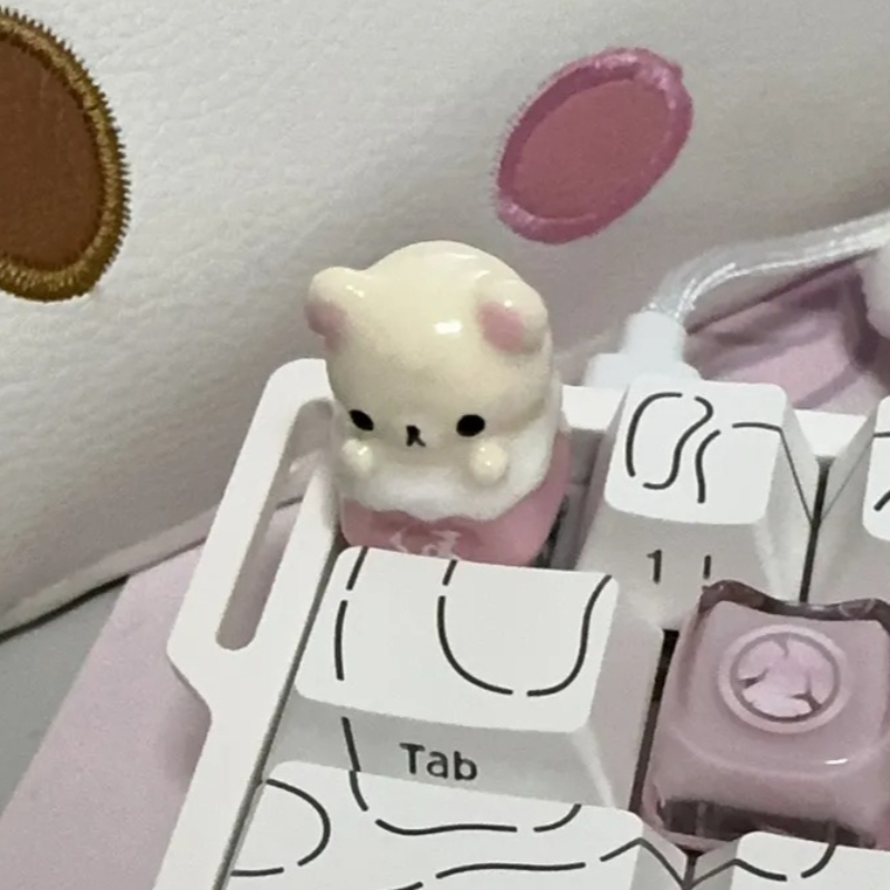 Kawaii Rilakkuma Keycaps Relax - đánh giá và giá Keycap Artisan Anime