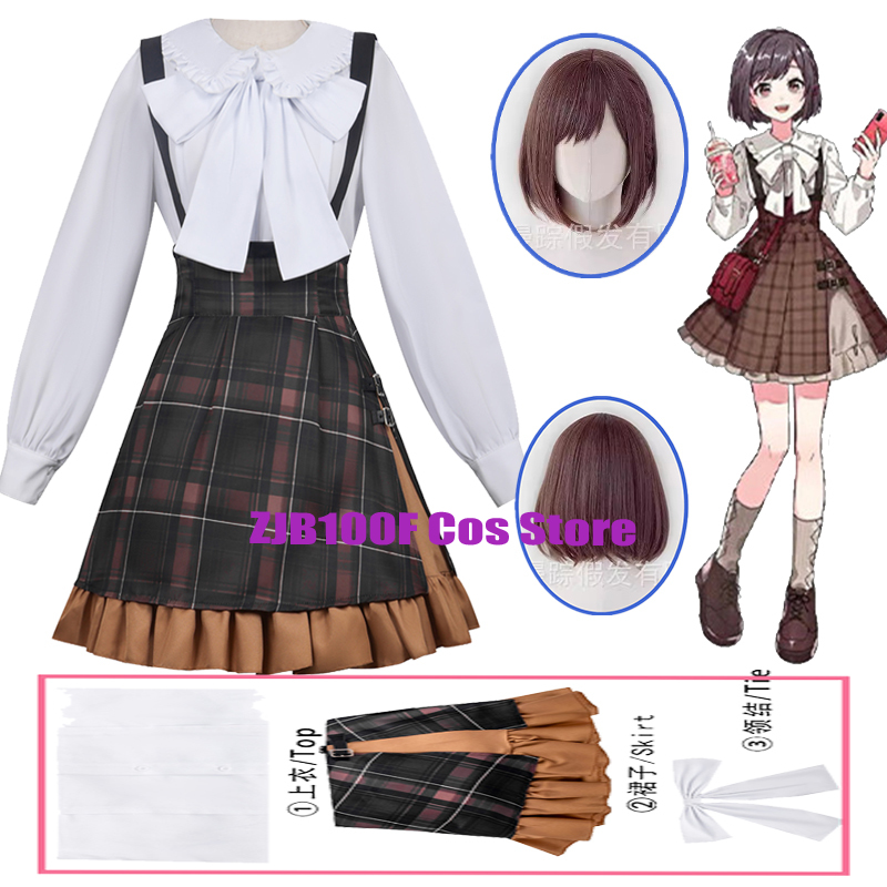 2026 Shinonome Ena Cosplay Ani - đánh giá và giá Cosplay Wig Colored