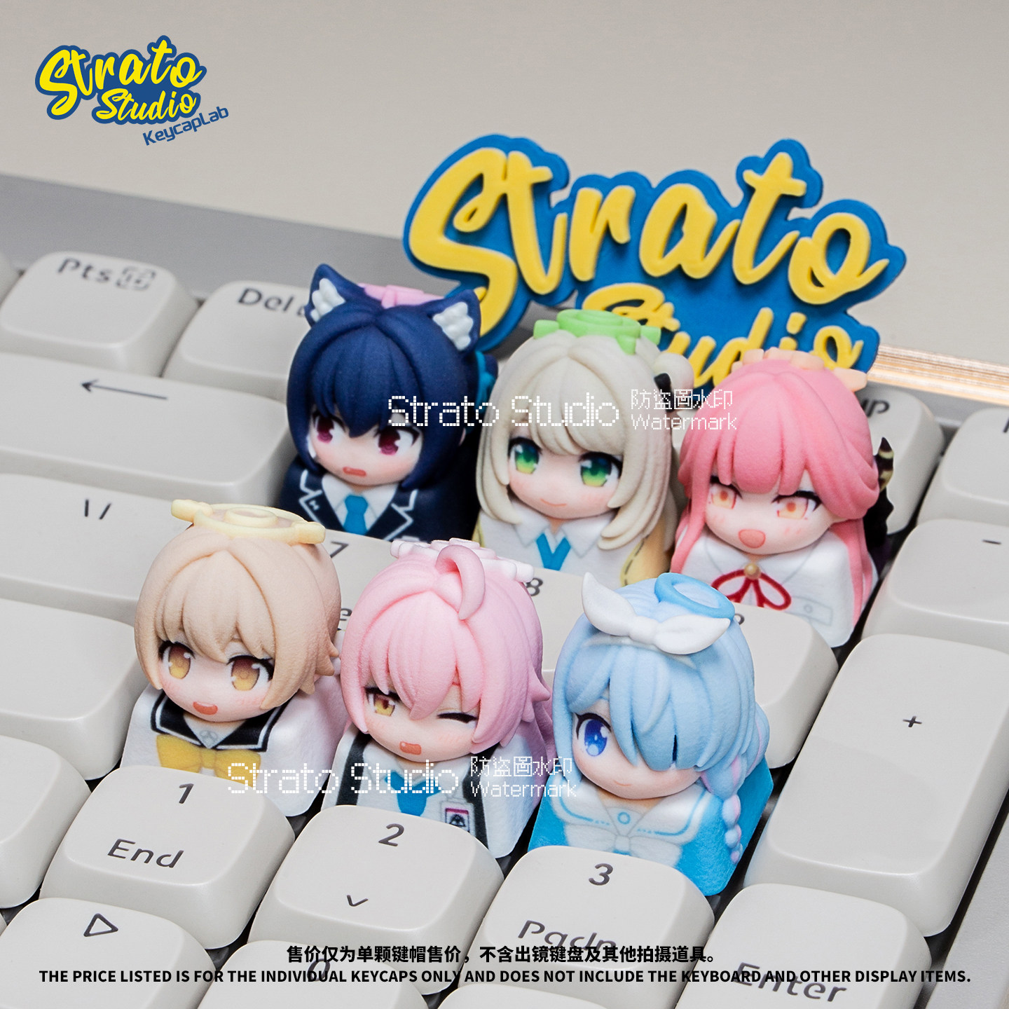 New Blue Archive Cartoon Anime - đánh giá và giá Keycap Artisan Anime