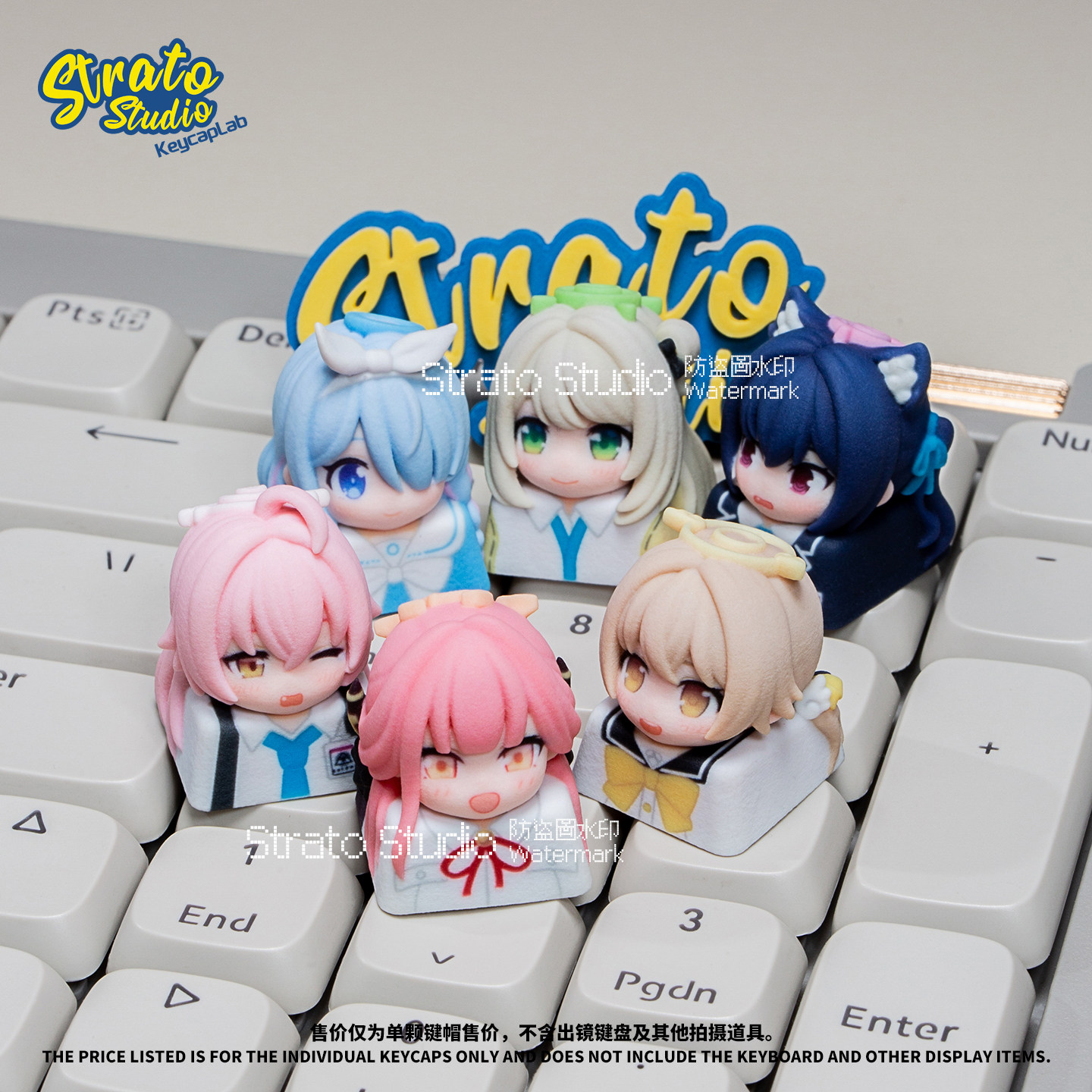 New Blue Archive Cartoon Anime - đánh giá và giá Keycap Artisan Anime