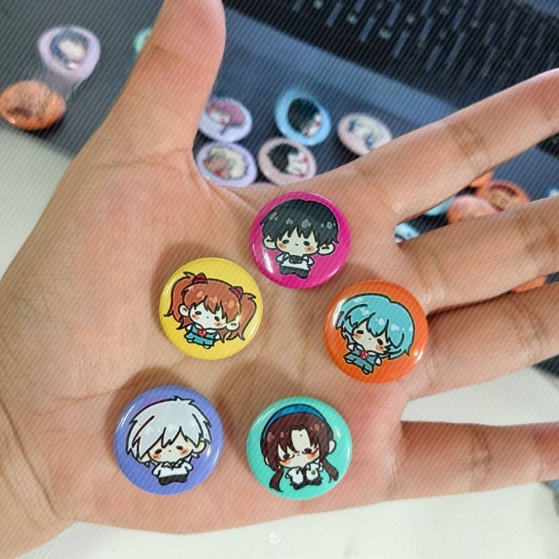 5pcs Neon Cute Genesis Classic - đánh giá và giá Evangelion Anime Merchandise