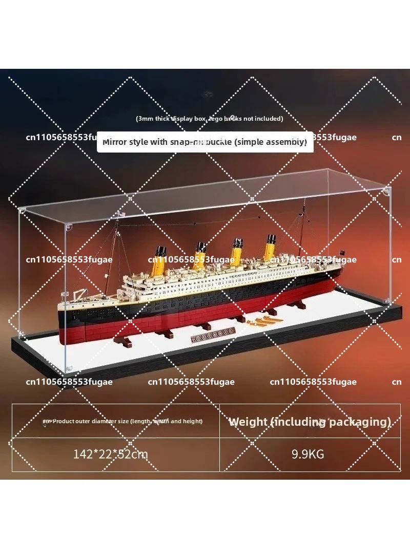 Suitable for 10294 Titanic mod - đánh giá và giá Figure Display Box