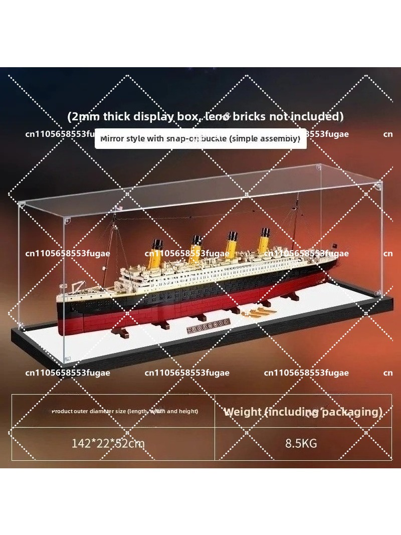 Suitable for 10294 Titanic mod - đánh giá và giá Figure Display Box