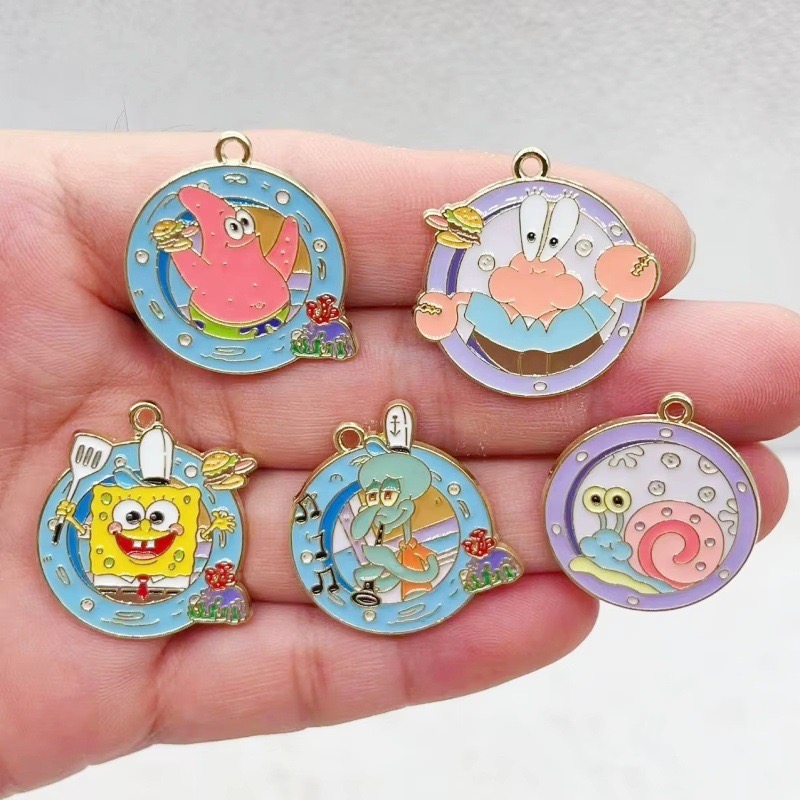 10pcs cartoon anime alloy oil  - đánh giá và giá Anime Merchandise Accessories