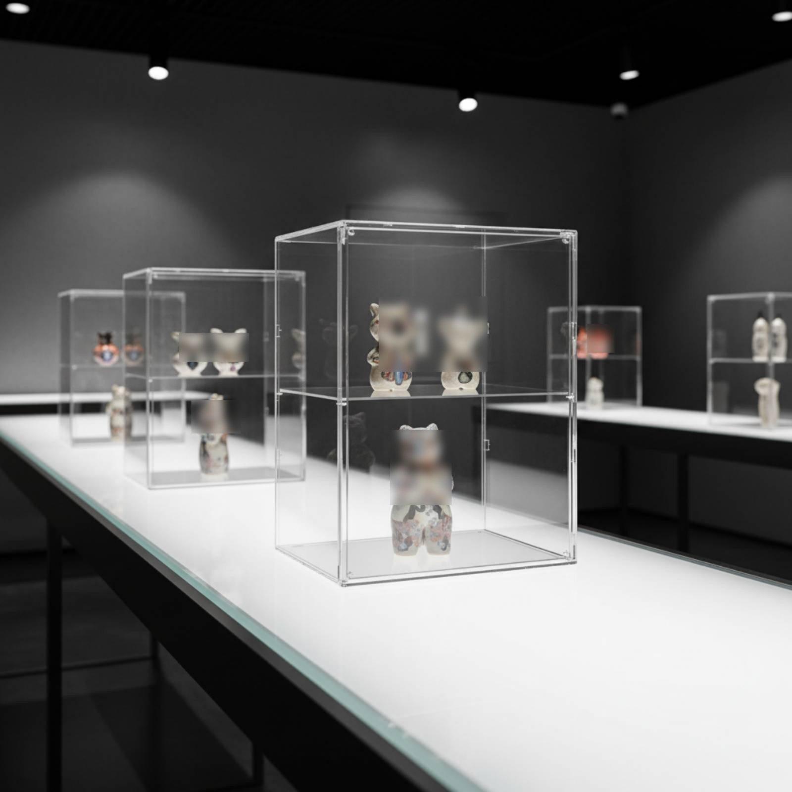 Large Acrylic Look Doll Displa - đánh giá và giá Figure Display Box