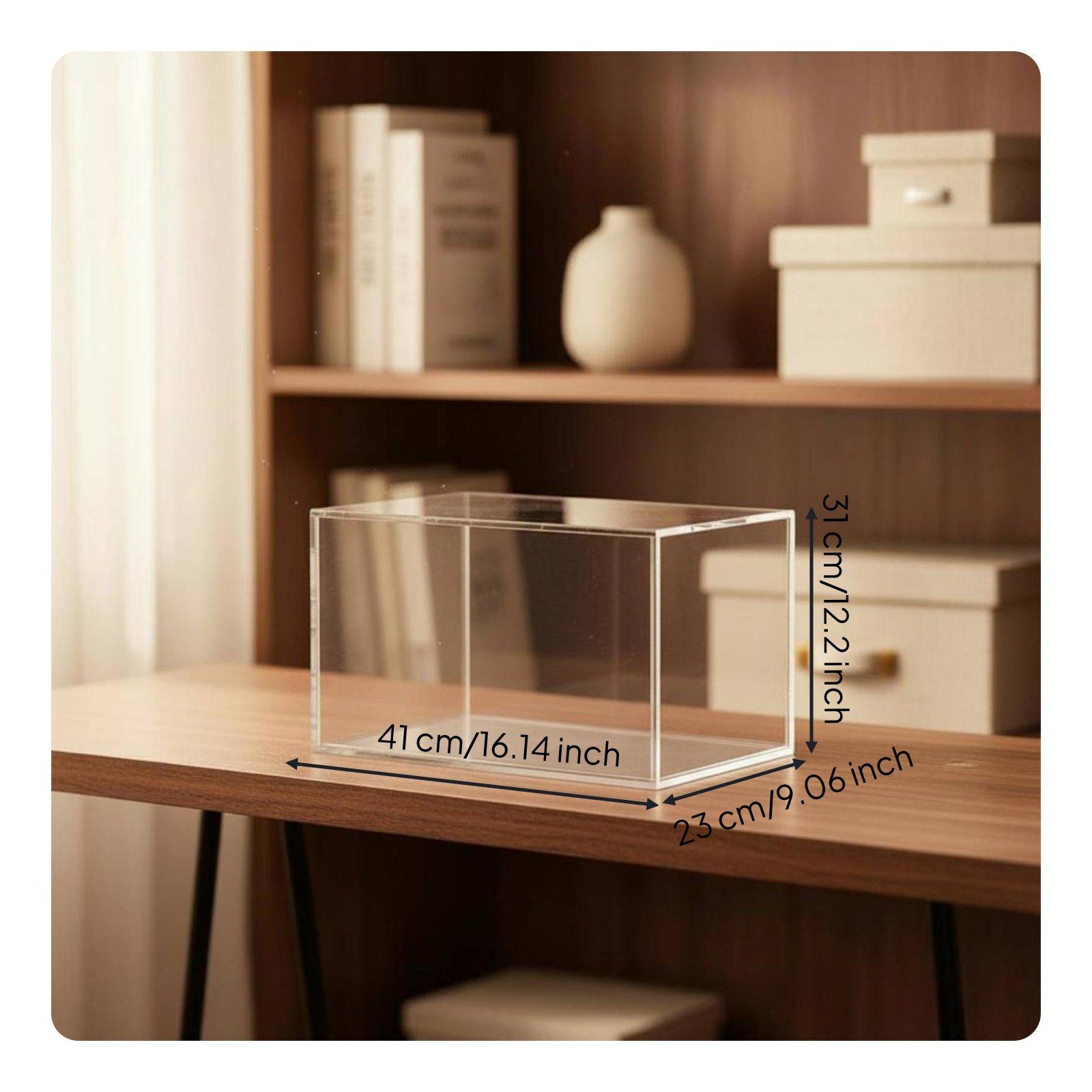 Large Acrylic Look Doll Displa - đánh giá và giá Figure Display Box