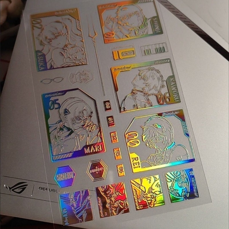 EVA Laser Sticker Shinji Rei A - đánh giá và giá Evangelion Anime Merchandise