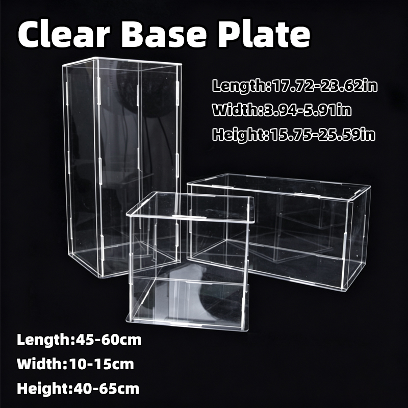 Self-assembly Full Clear Acryl - đánh giá và giá Figure Display Box