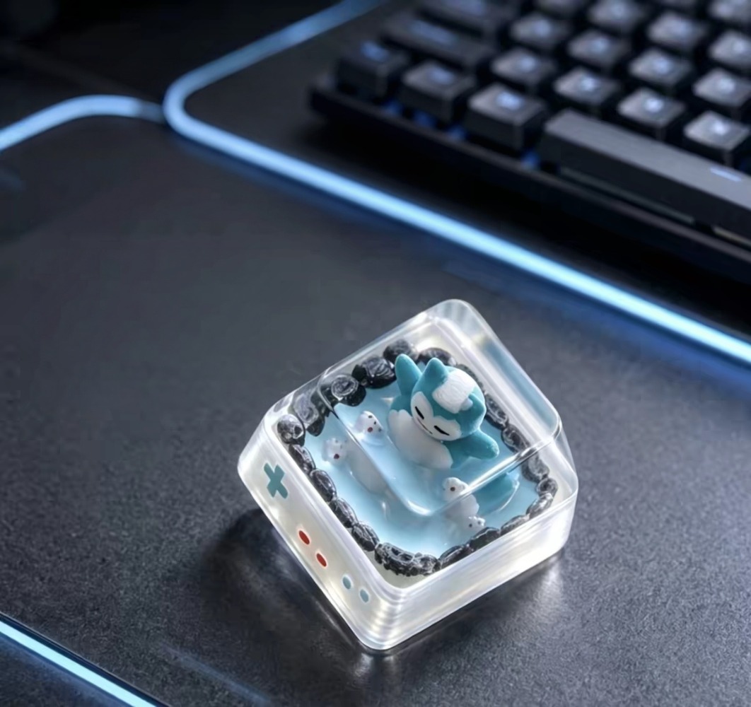 Pokémon Snorlax Keycap Resin T - đánh giá và giá Keycap Artisan Anime