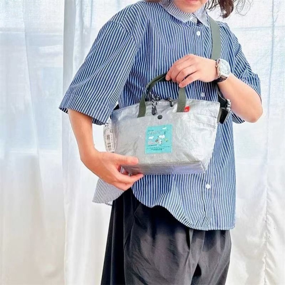 Ins Snoopy Woven Crossbody Bag - đánh giá và giá Anime Merchandise In Japanese